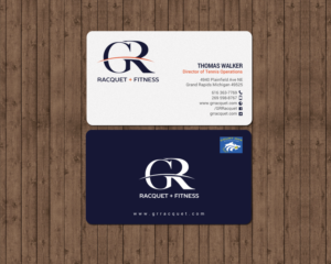 Design de Carte de Visite par chandrayaan.creative pour Grand Rapids Racquet | Design : #17551046