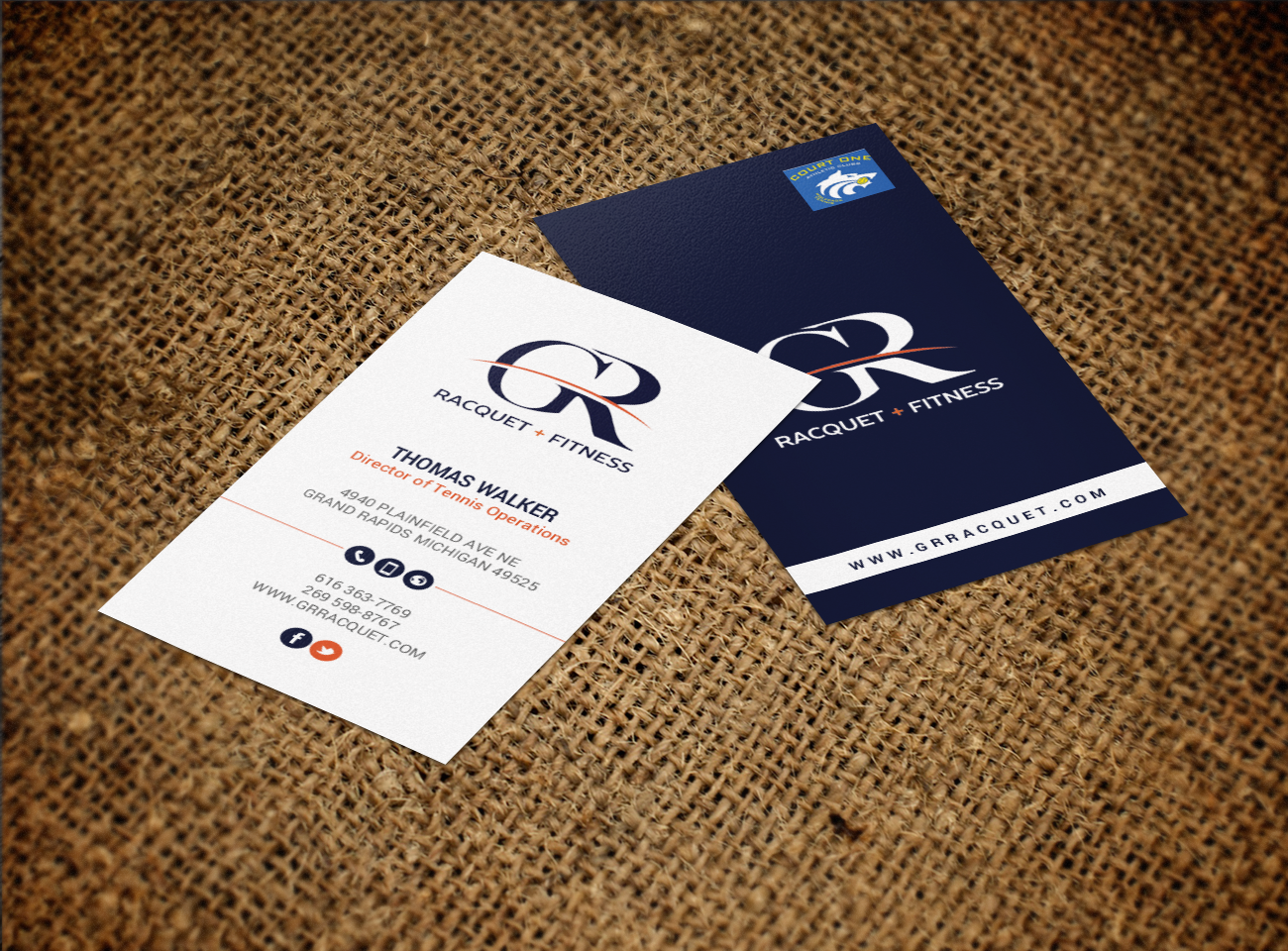 Design de Carte de Visite par chandrayaan.creative pour Grand Rapids Racquet | Design #17551113