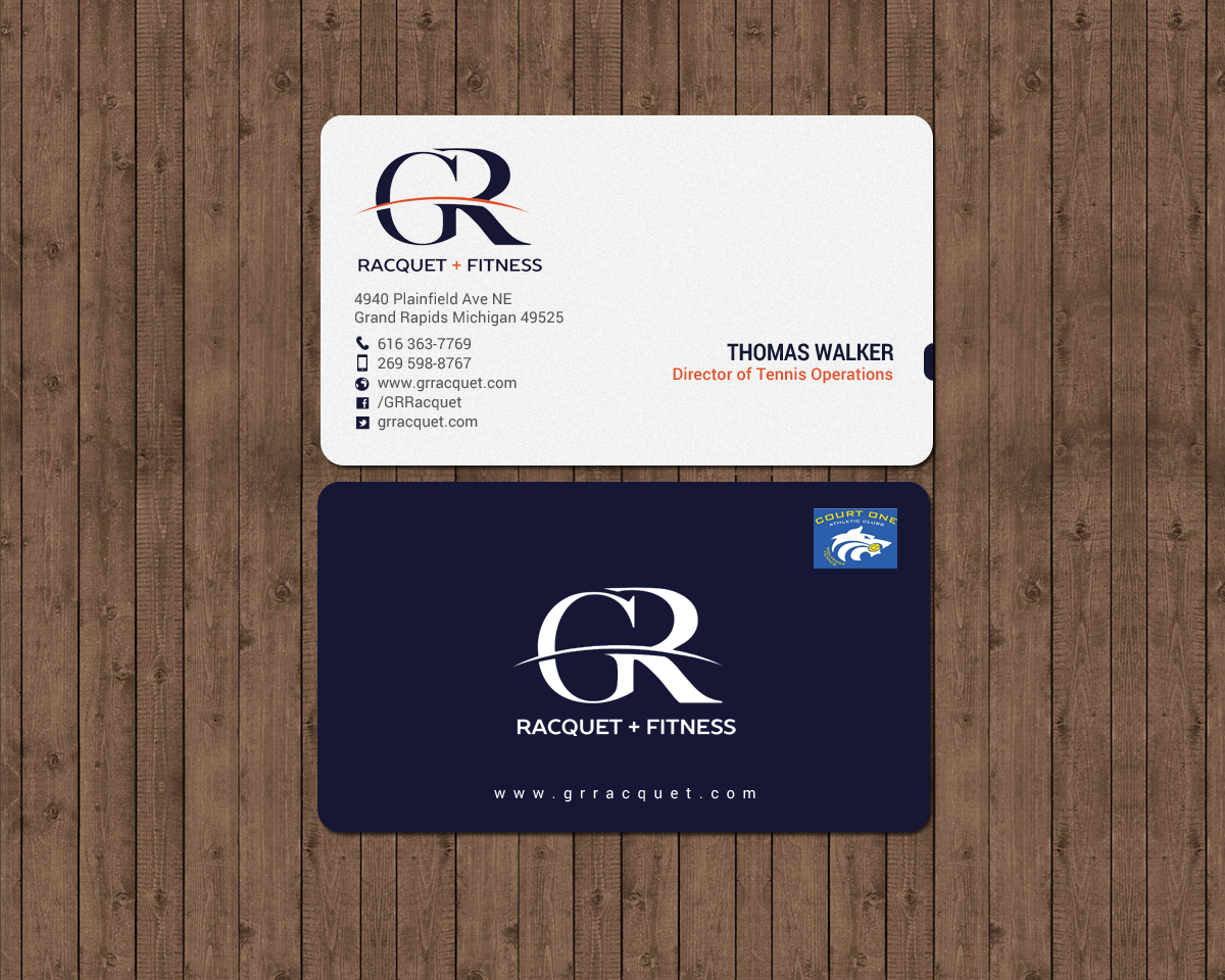 Design de Carte de Visite par chandrayaan.creative pour Grand Rapids Racquet | Design #17551115