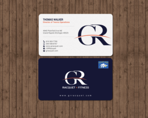 Business Card Design by chandrayaan.creative for Grand Rapids Racquet | Design: #17551117