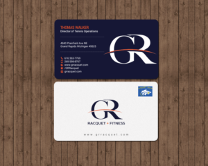 Design de Carte de Visite par chandrayaan.creative pour Grand Rapids Racquet | Design : #17553405
