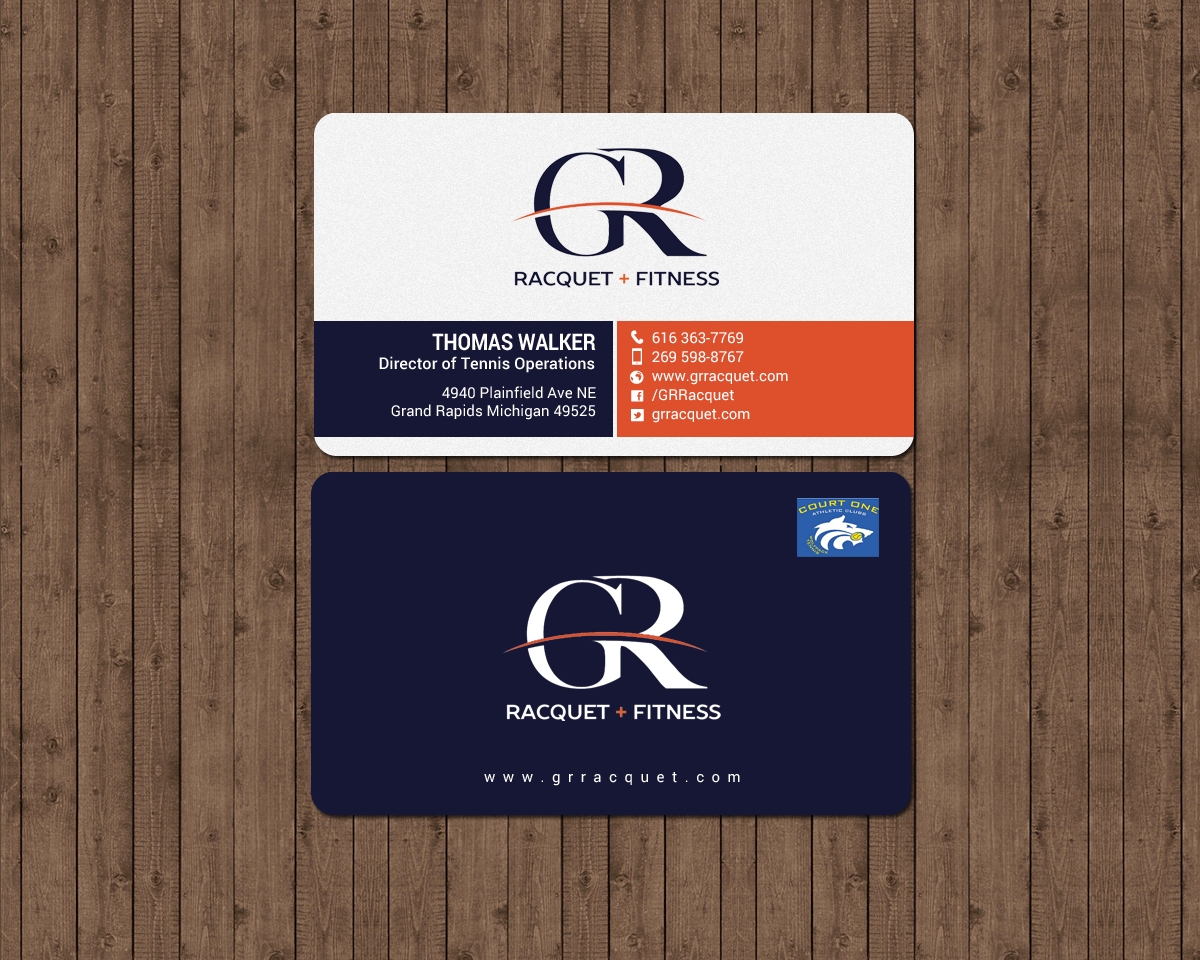 Design de Carte de Visite par chandrayaan.creative pour Grand Rapids Racquet | Design #17553408