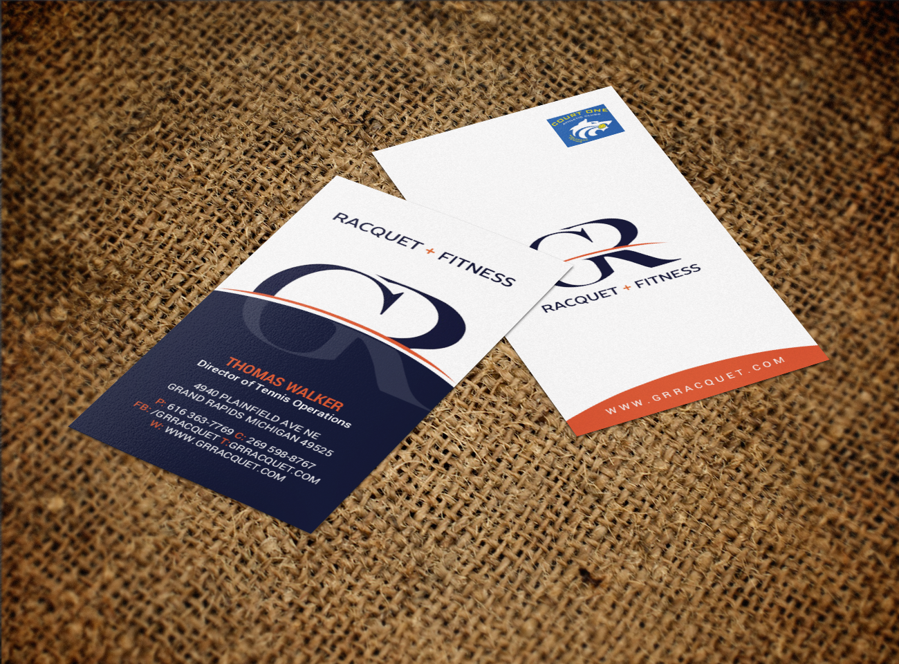 Design de Carte de Visite par chandrayaan.creative pour Grand Rapids Racquet | Design #17553409