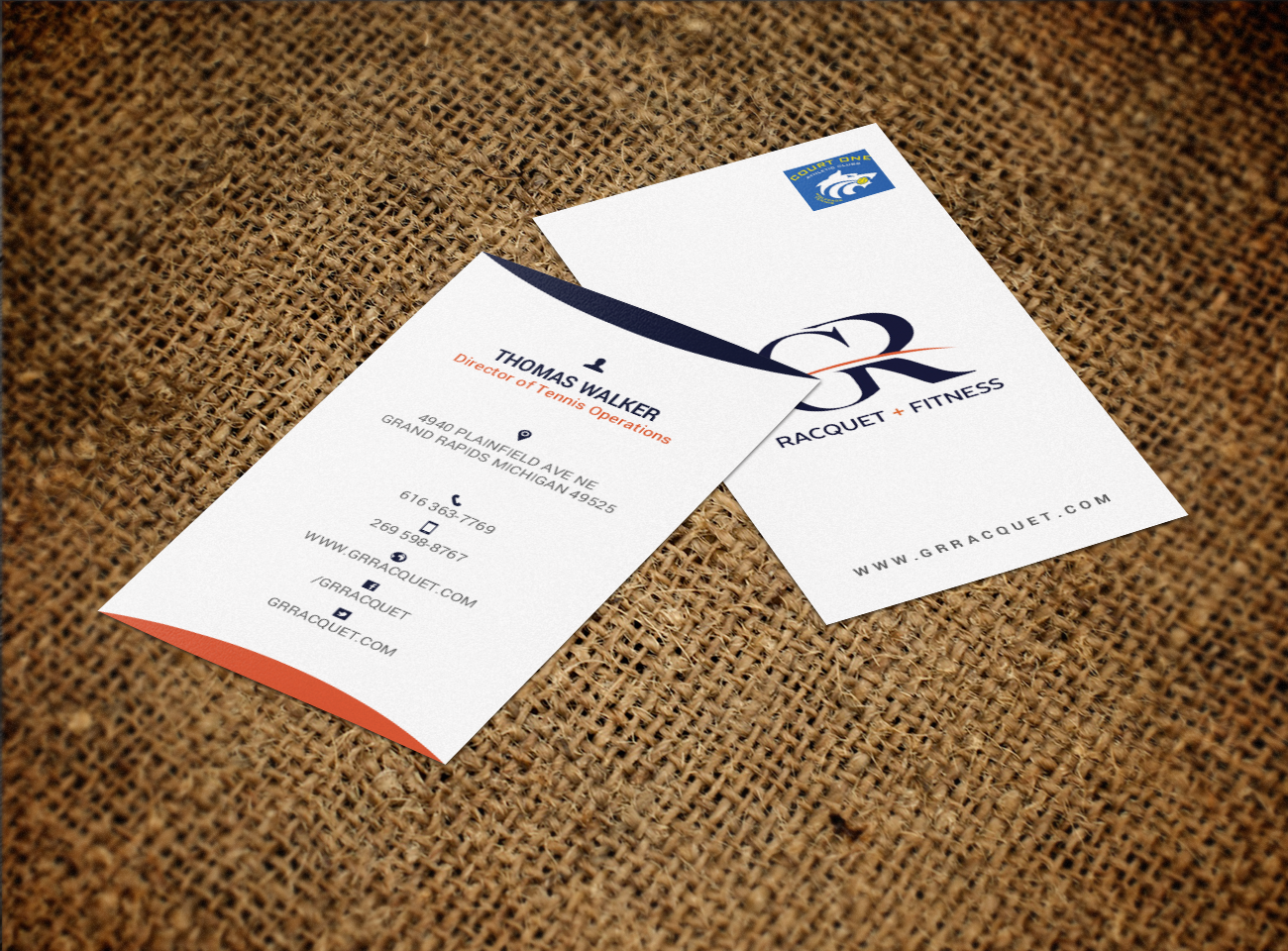 Business Card Design by chandrayaan.creative for Grand Rapids Racquet | Design #17553410