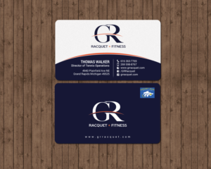 Design de Carte de Visite par chandrayaan.creative pour Grand Rapids Racquet | Design : #17553447