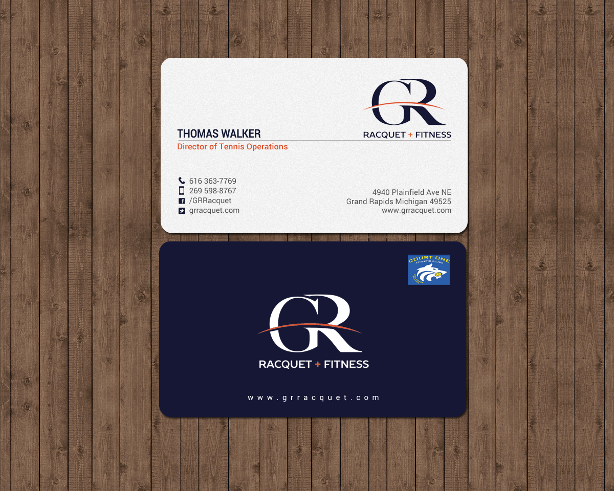 Design de Carte de Visite par chandrayaan.creative pour Grand Rapids Racquet | Design #17553448