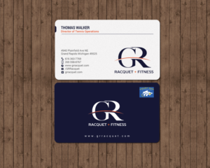 Design de Carte de Visite par chandrayaan.creative pour Grand Rapids Racquet | Design : #17553450