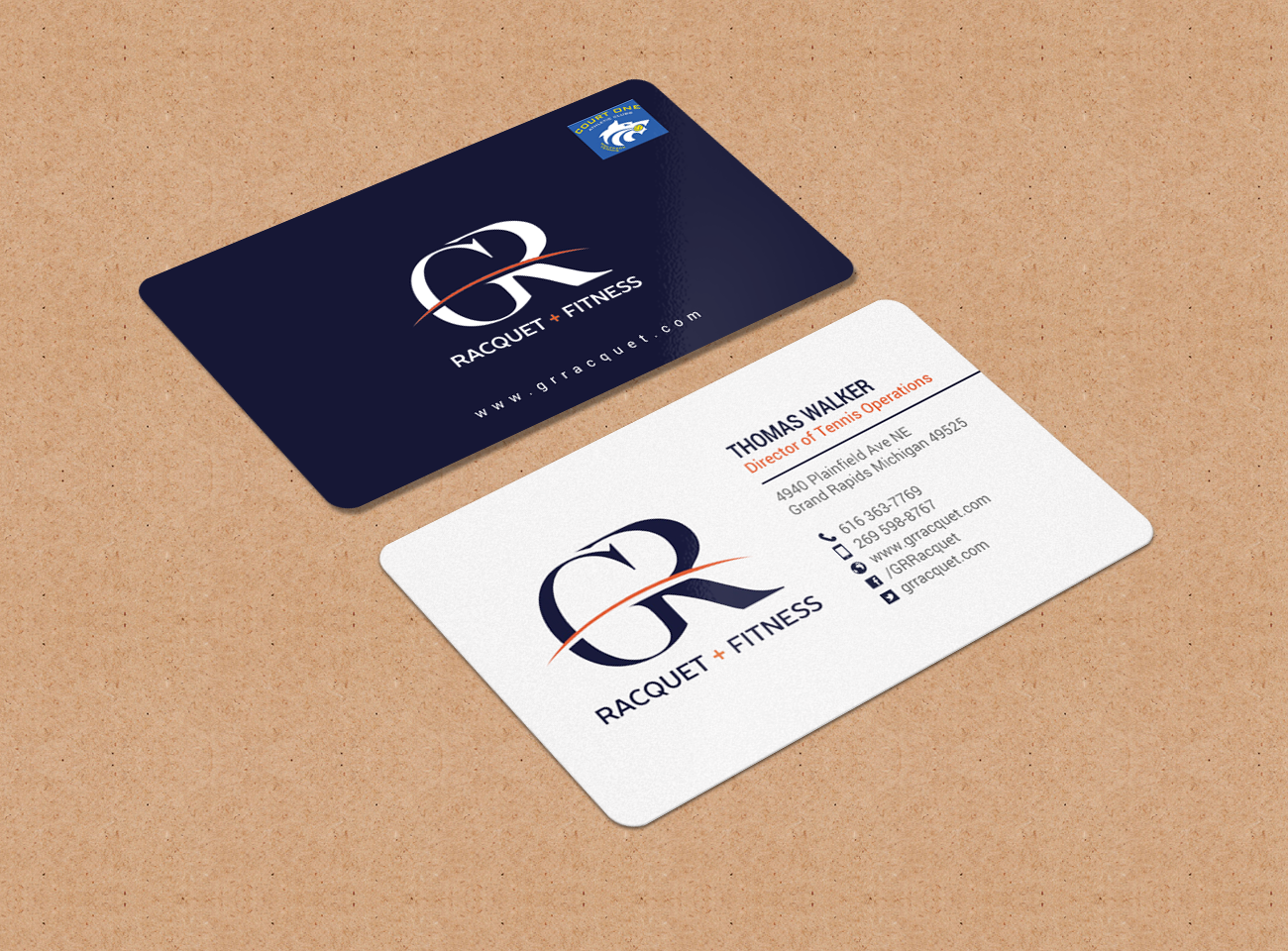 Design de Carte de Visite par chandrayaan.creative pour Grand Rapids Racquet | Design #17553472