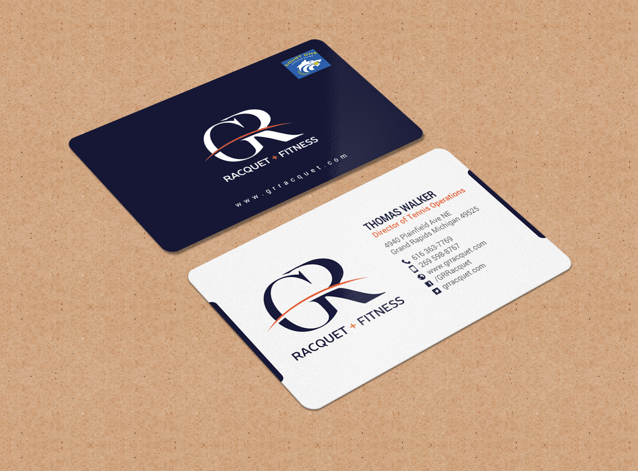 Design de Carte de Visite par chandrayaan.creative pour Grand Rapids Racquet | Design #17553474