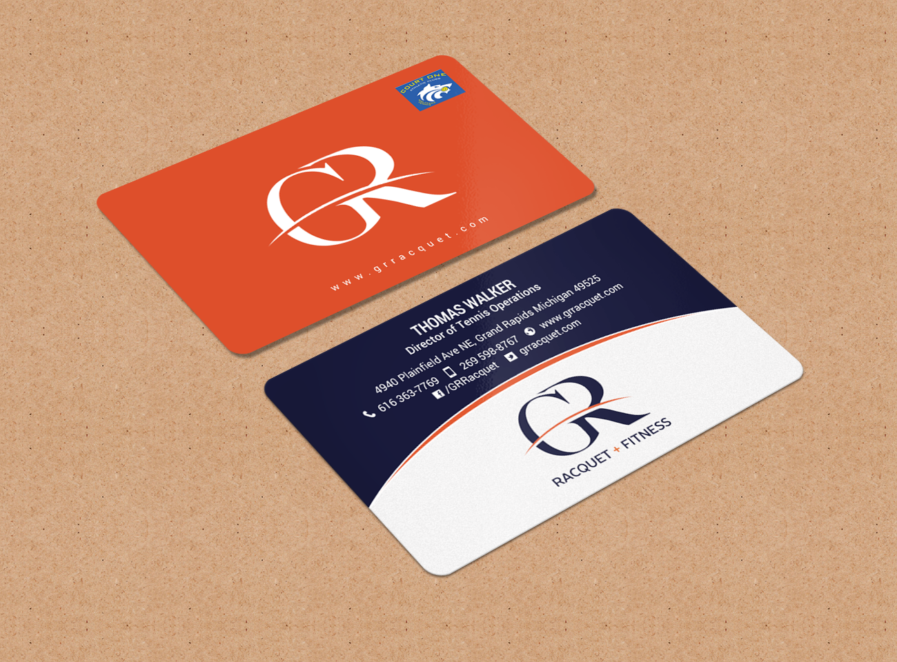 Design de Carte de Visite par chandrayaan.creative pour Grand Rapids Racquet | Design #17553515