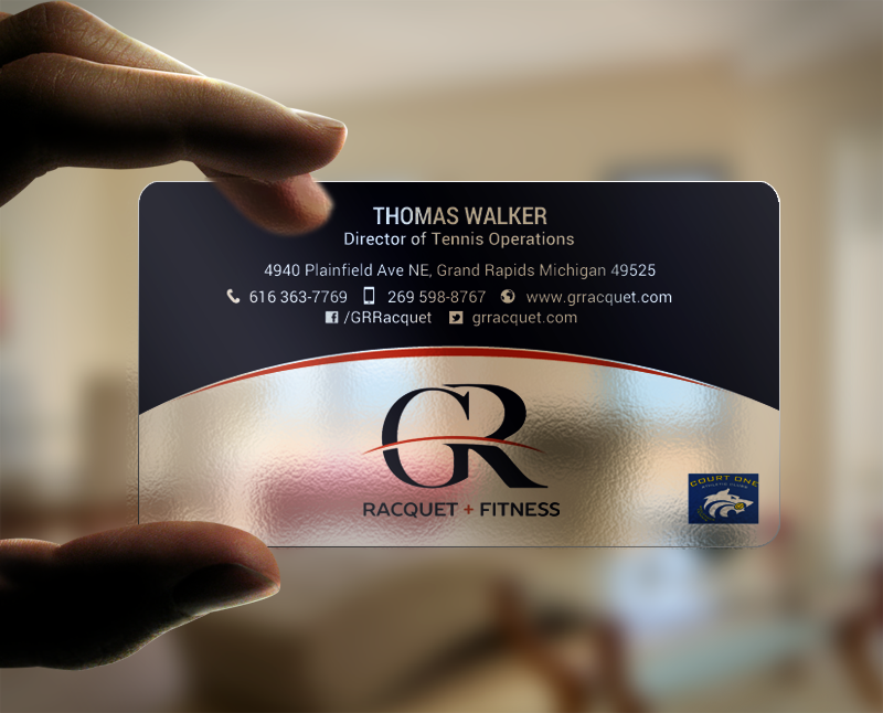 Design de Carte de Visite par chandrayaan.creative pour Grand Rapids Racquet | Design #17553518