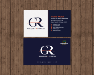 Business Card Design by chandrayaan.creative for Grand Rapids Racquet | Design: #17565887
