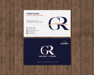 Design de Carte de Visite par chandrayaan.creative pour Grand Rapids Racquet | Design : #17565890