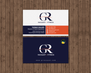 Design de Carte de Visite par chandrayaan.creative pour Grand Rapids Racquet | Design : #17565892