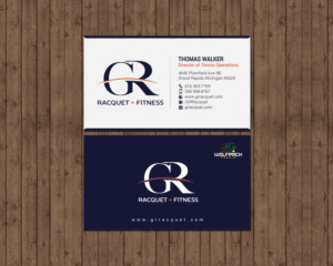 Design de Carte de Visite par chandrayaan.creative pour Grand Rapids Racquet | Design : #17565904