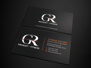 Design de Carte de Visite par Tripti Ranjan Gain pour Grand Rapids Racquet | Design : #17552560