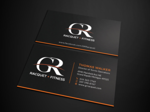 Design de Carte de Visite par Tripti Ranjan Gain pour Grand Rapids Racquet | Design : #17552596