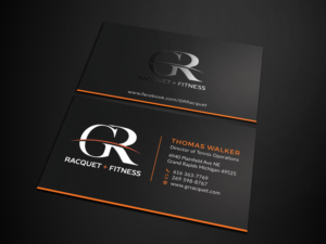 Design de Carte de Visite par Tripti Ranjan Gain pour Grand Rapids Racquet | Design : #17552597