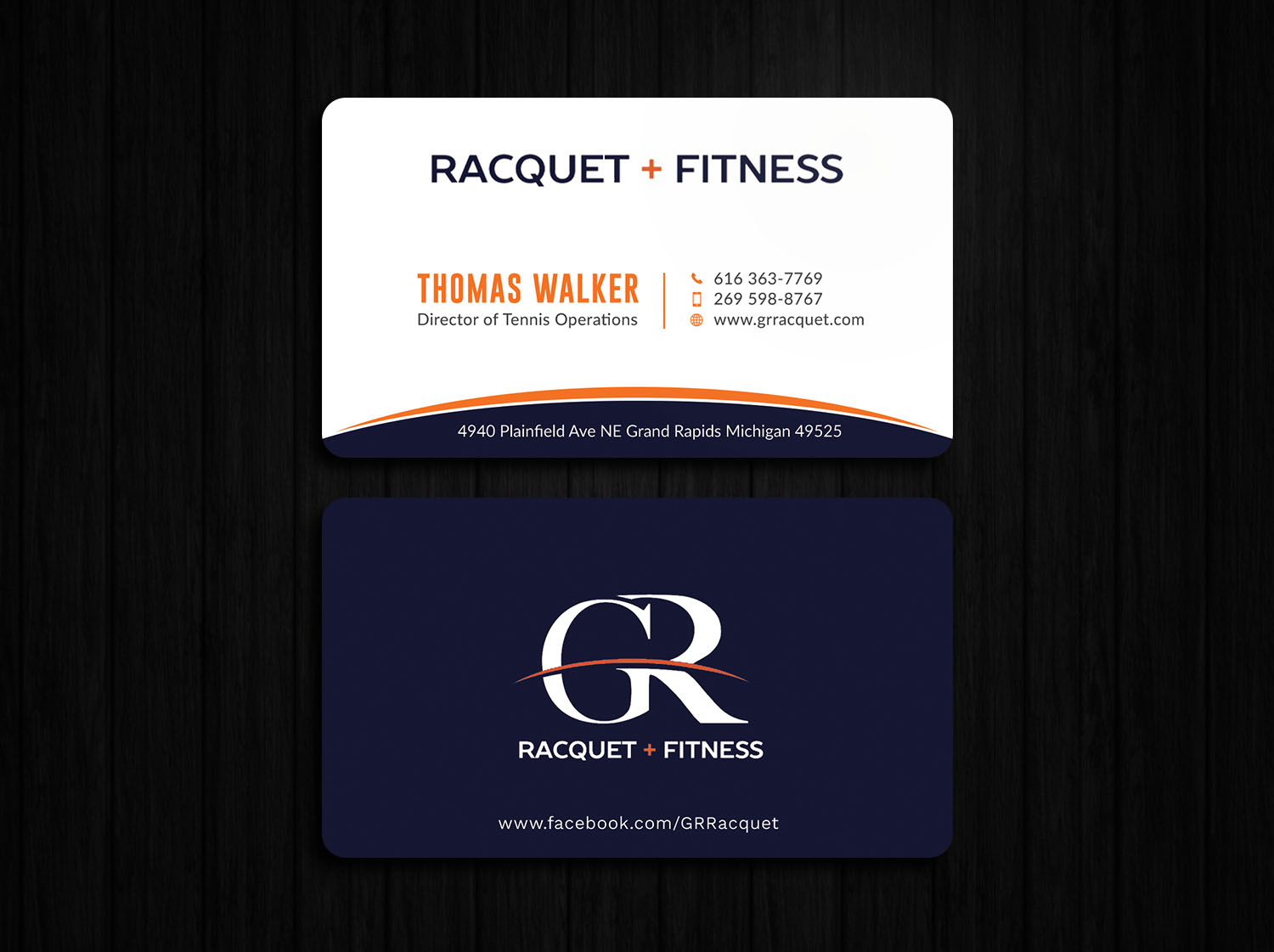 Business Card Design by Tripti Ranjan Gain for Grand Rapids Racquet | Design #17552615