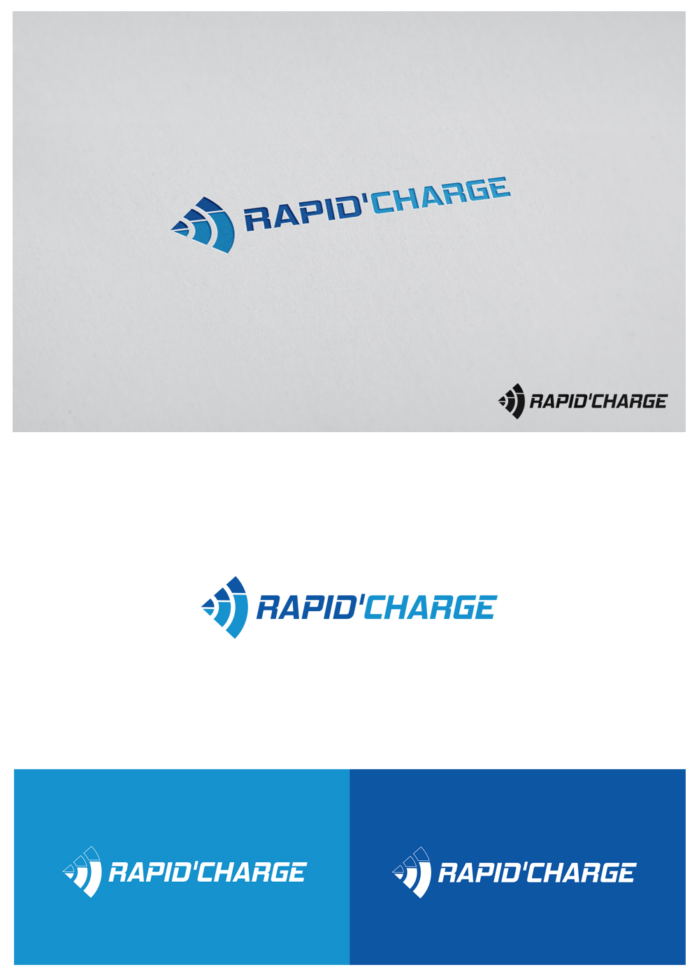 Logo Design by goranvisnjic82 for RAPID'CHARGE | Design #17273619