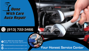Diseño de Cartelera por Shabnum Khan para Done With Care Auto Repair | Diseño: #17266715