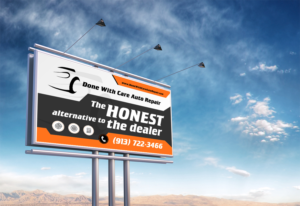 Diseño de Cartelera por ecorokerz para Done With Care Auto Repair | Diseño: #17258958