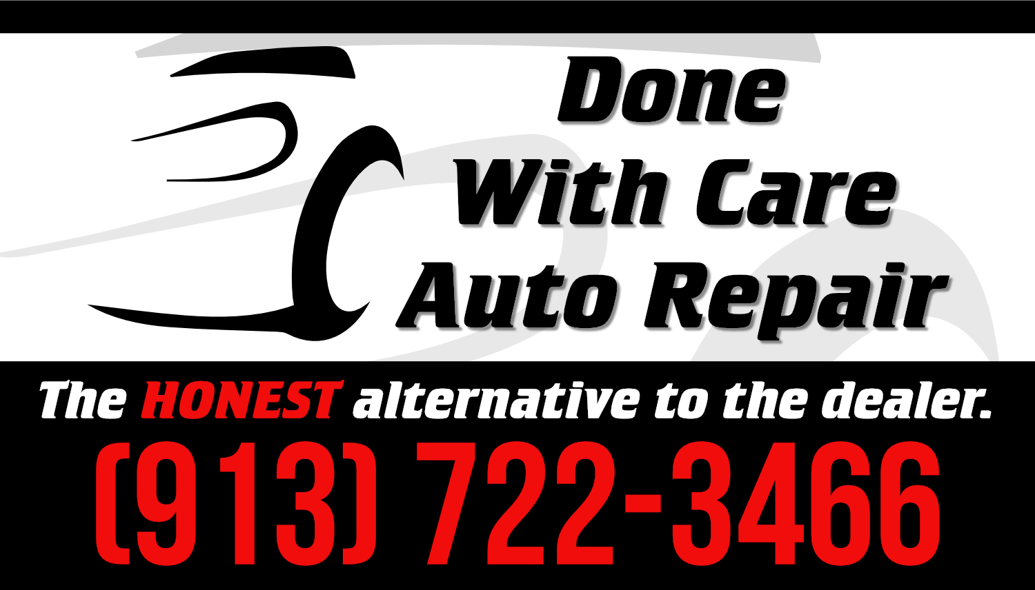 Billboard Design by Travis Paquin for Done With Care Auto Repair | Design #17254199