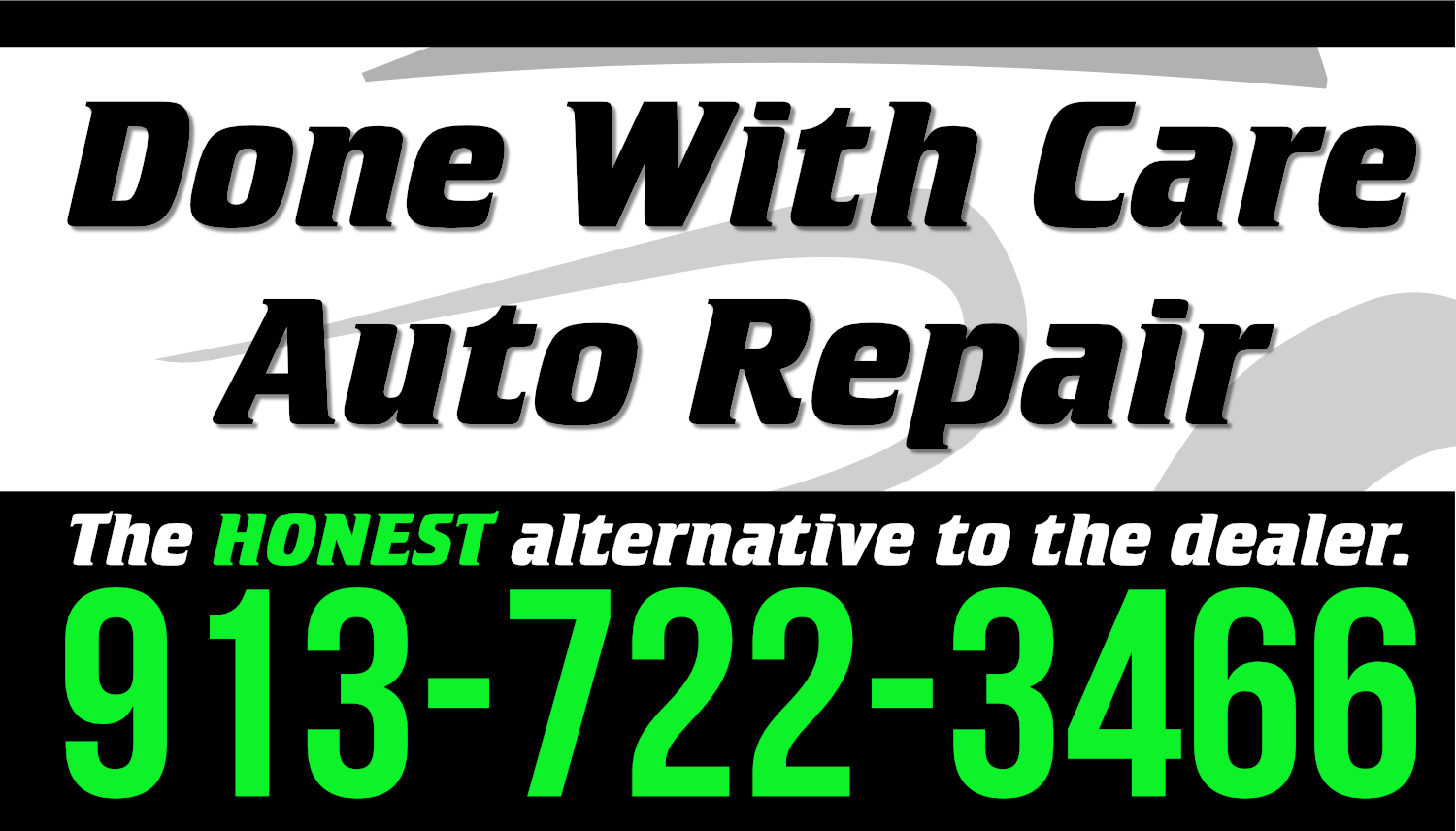 Design de Panneau par Travis Paquin pour Done With Care Auto Repair | Design #17265653