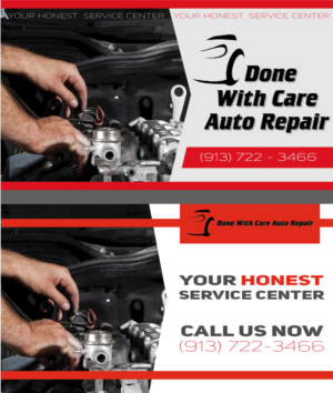 Billboard Design by E-10 for Done With Care Auto Repair | Design: #17255122
