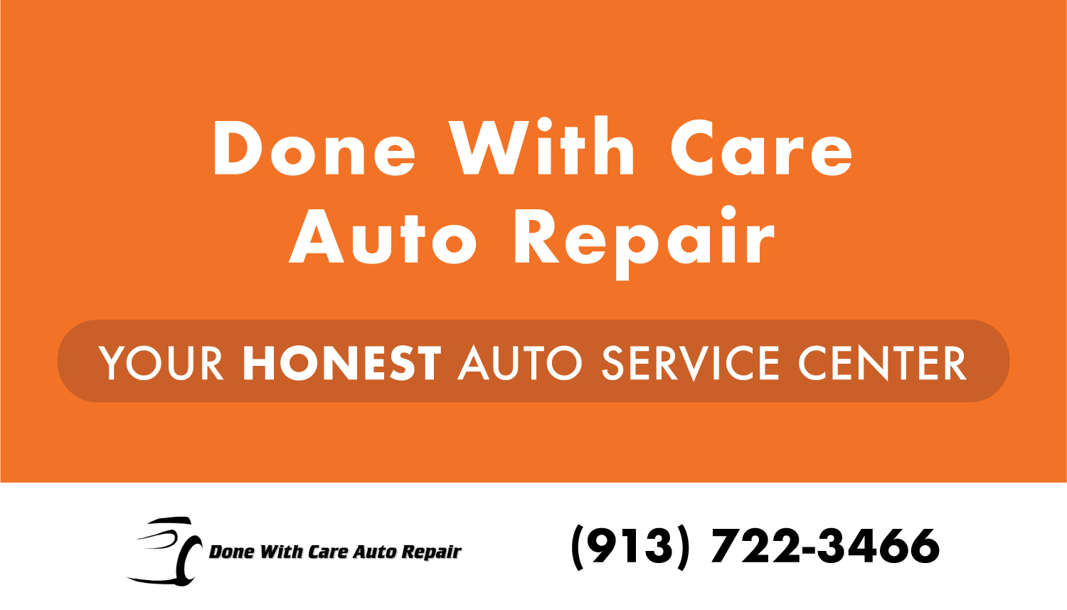 Werbetafel-Design von Ayok für Done With Care Auto Repair | Design #17267331