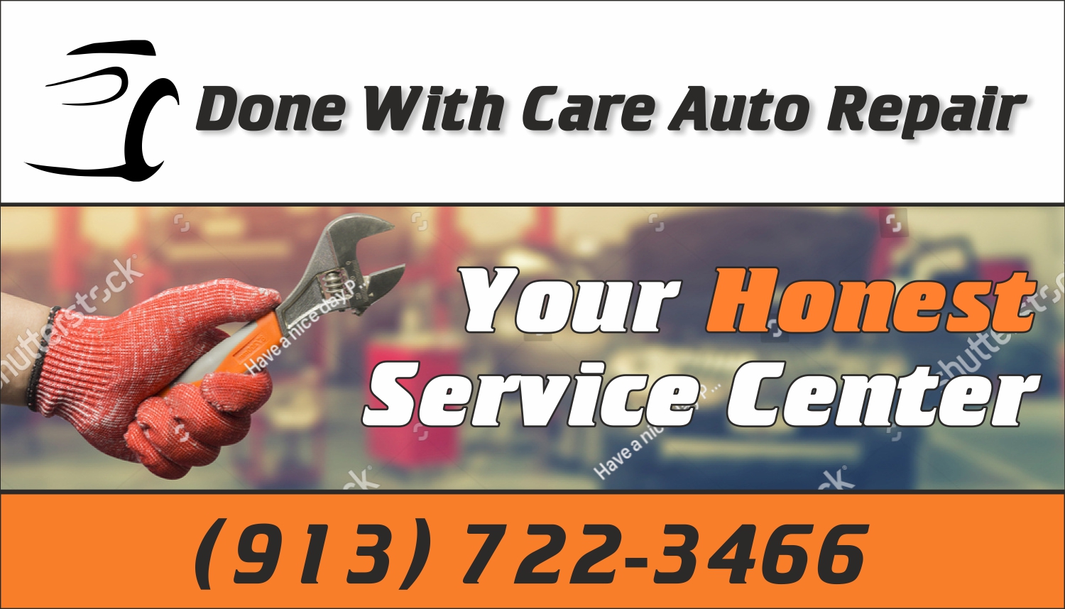 Billboard Design by Maestroto for Done With Care Auto Repair | Design #17268637