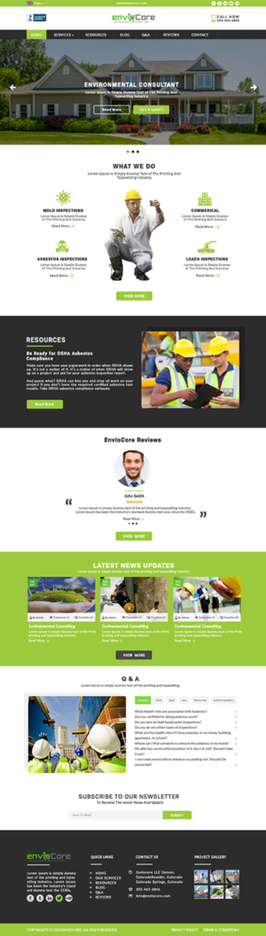 Design clean technology service-based company website | Web-Design von bdesigner9