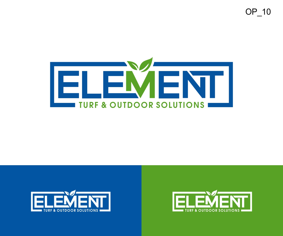 Logo-Design von Well Being für Element Turf & Outdoor Solutions | Design: #17281515