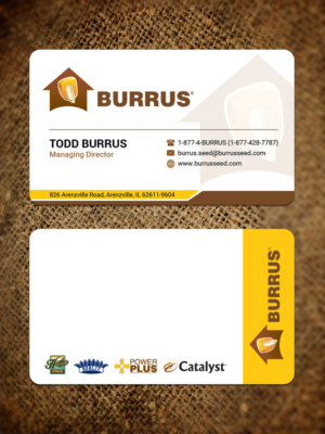 Visitenkarten-Design von Sandaruwan für Burrus Seed | Design #17296745