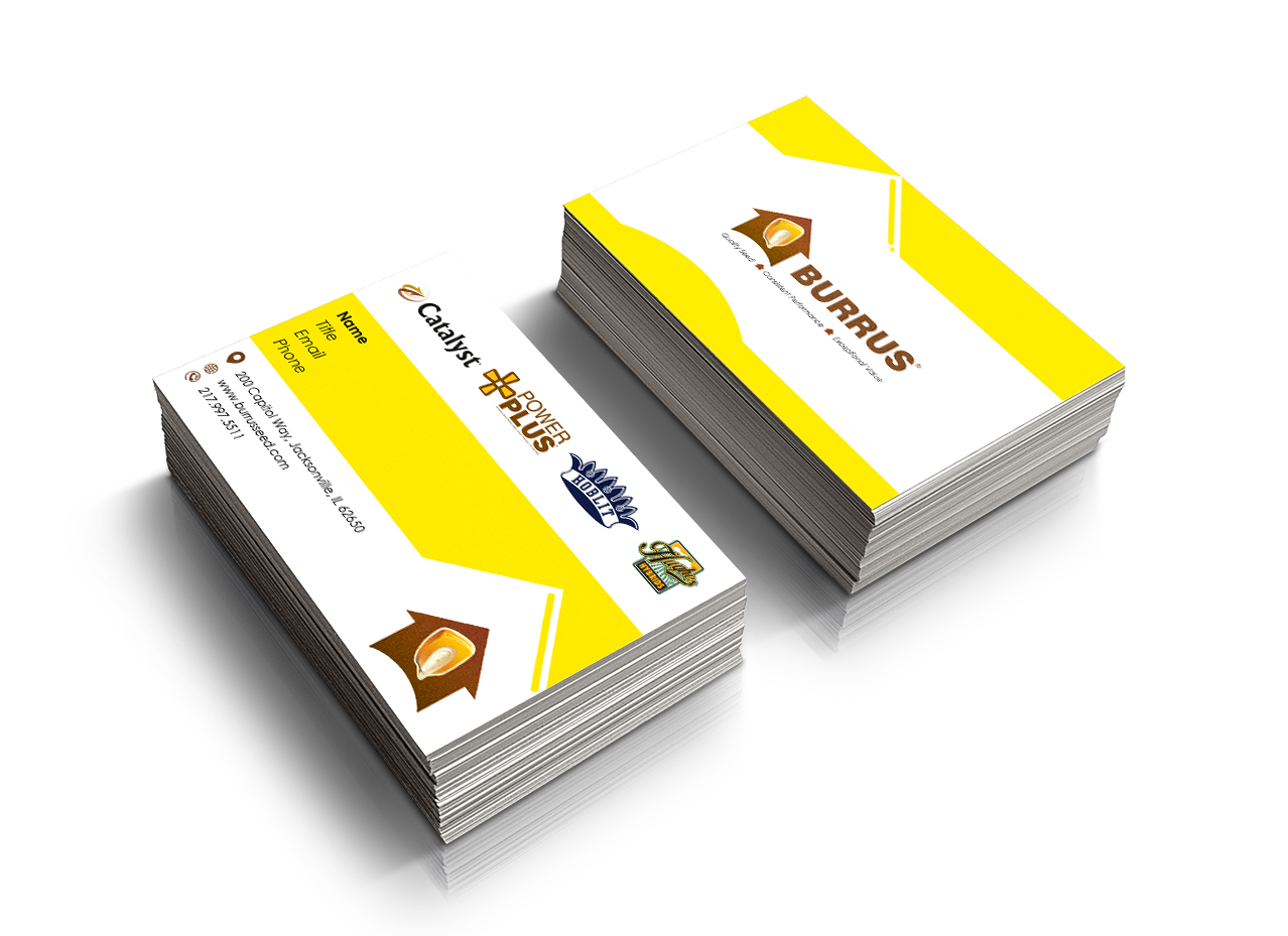 Business Card Design by Sifulan Design for Burrus Seed | Design #17322266
