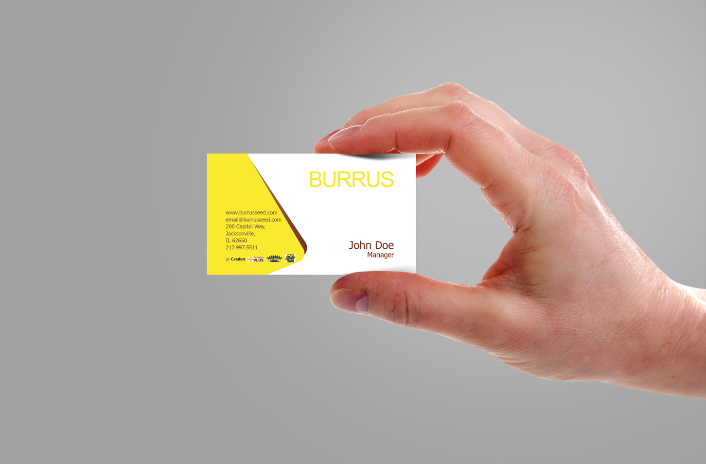 Business Card Design by diana popescu for Burrus Seed | Design #17315249