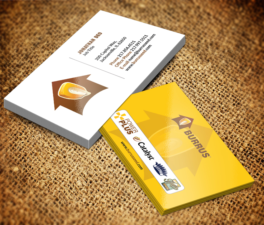 Business Card Design by Sarmishtha Chattopadhyay_loginchange for Burrus Seed | Design #17390059