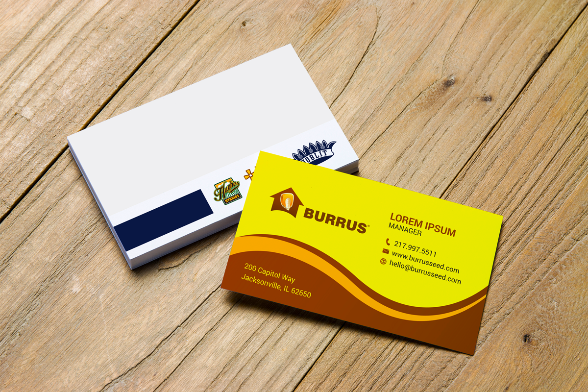 Business Card Design by JK18 for Burrus Seed | Design #17286931
