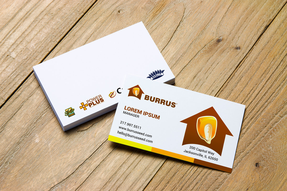 Business Card Design by JK18 for Burrus Seed | Design #17288533
