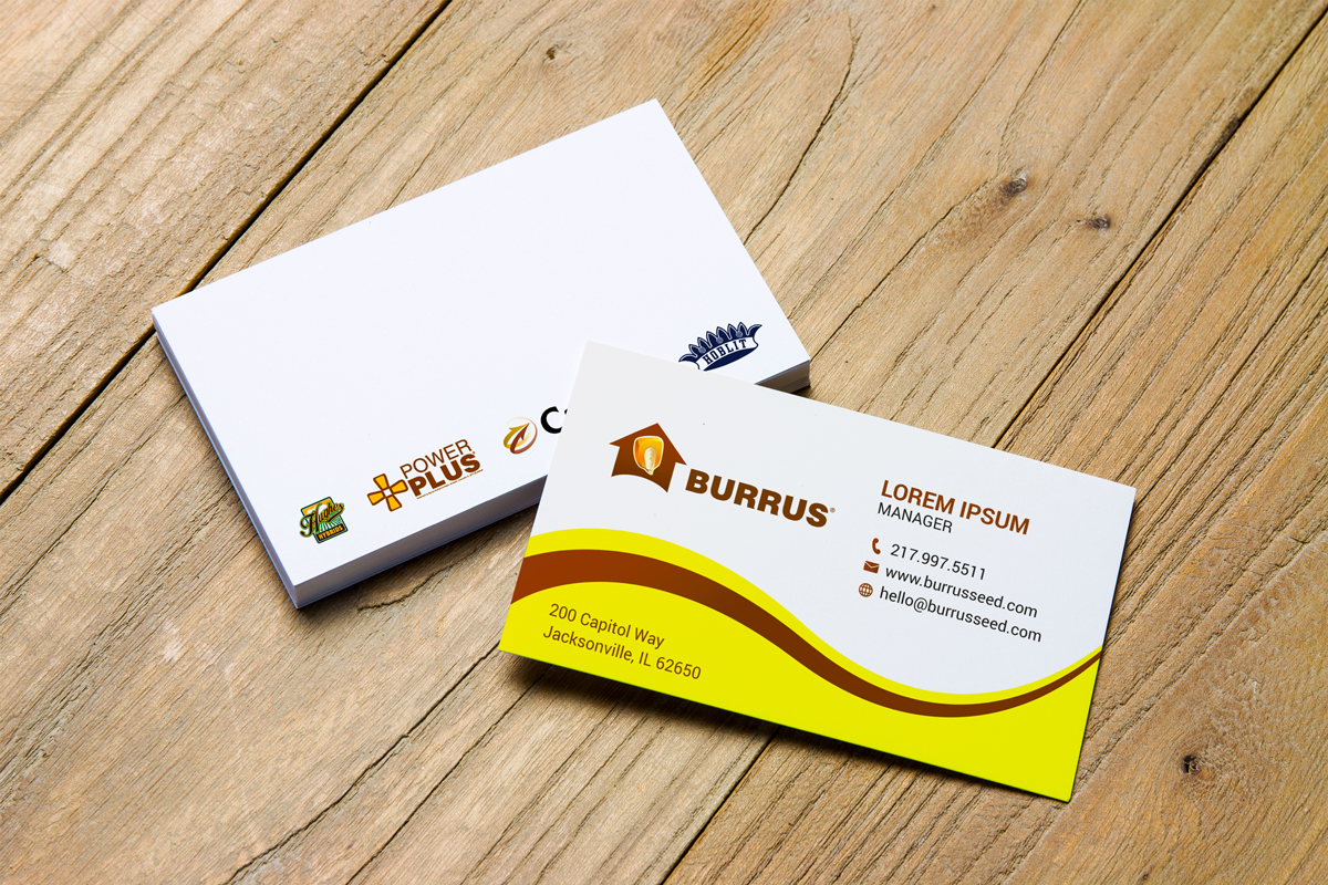 Business Card Design by JK18 for Burrus Seed | Design #17288535