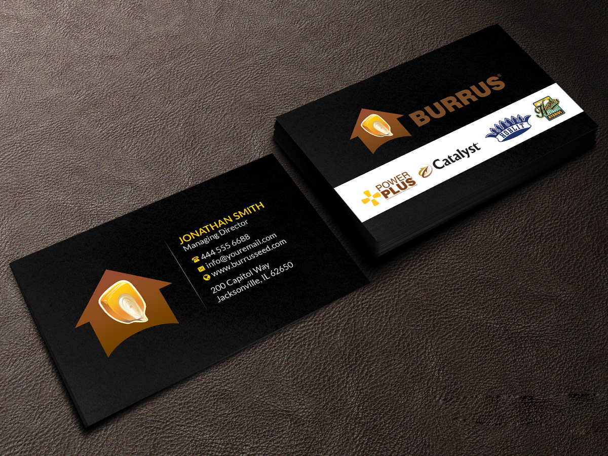 Business Card Design by Creations Box 2015 for Burrus Seed | Design #17299680