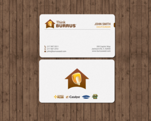 Business Card Design by chandrayaan.creative for Burrus Seed | Design: #17304249