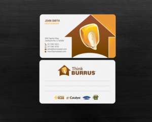 Business Card Design by chandrayaan.creative for Burrus Seed | Design: #17304306