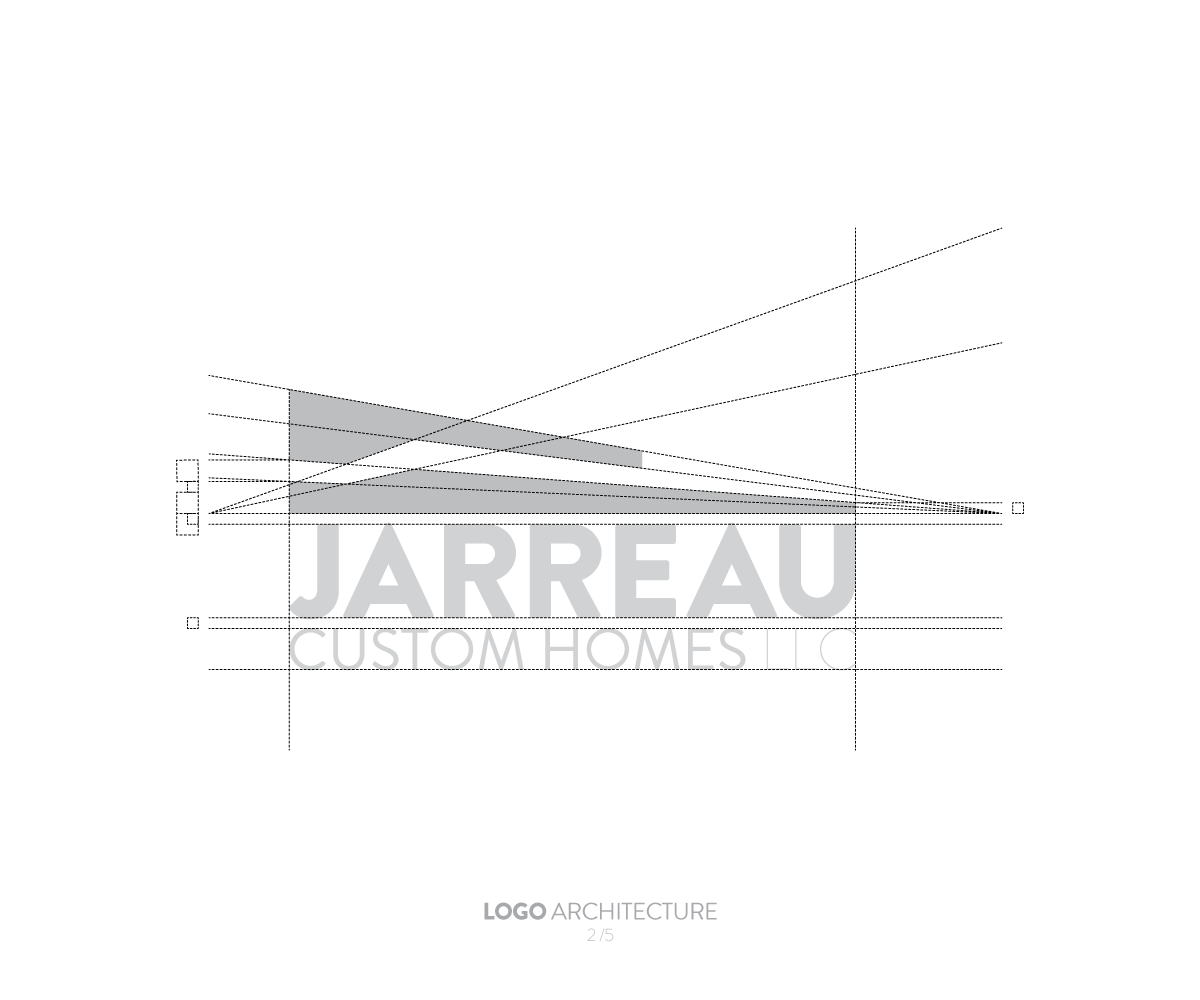 Logo Design by Geri for Jarreau Custom Homes LLC | Design #17349774