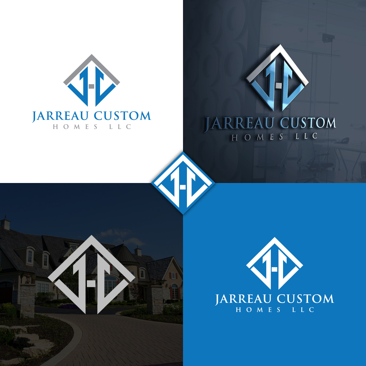 Logo Design by Salina R for Jarreau Custom Homes LLC | Design #17259794