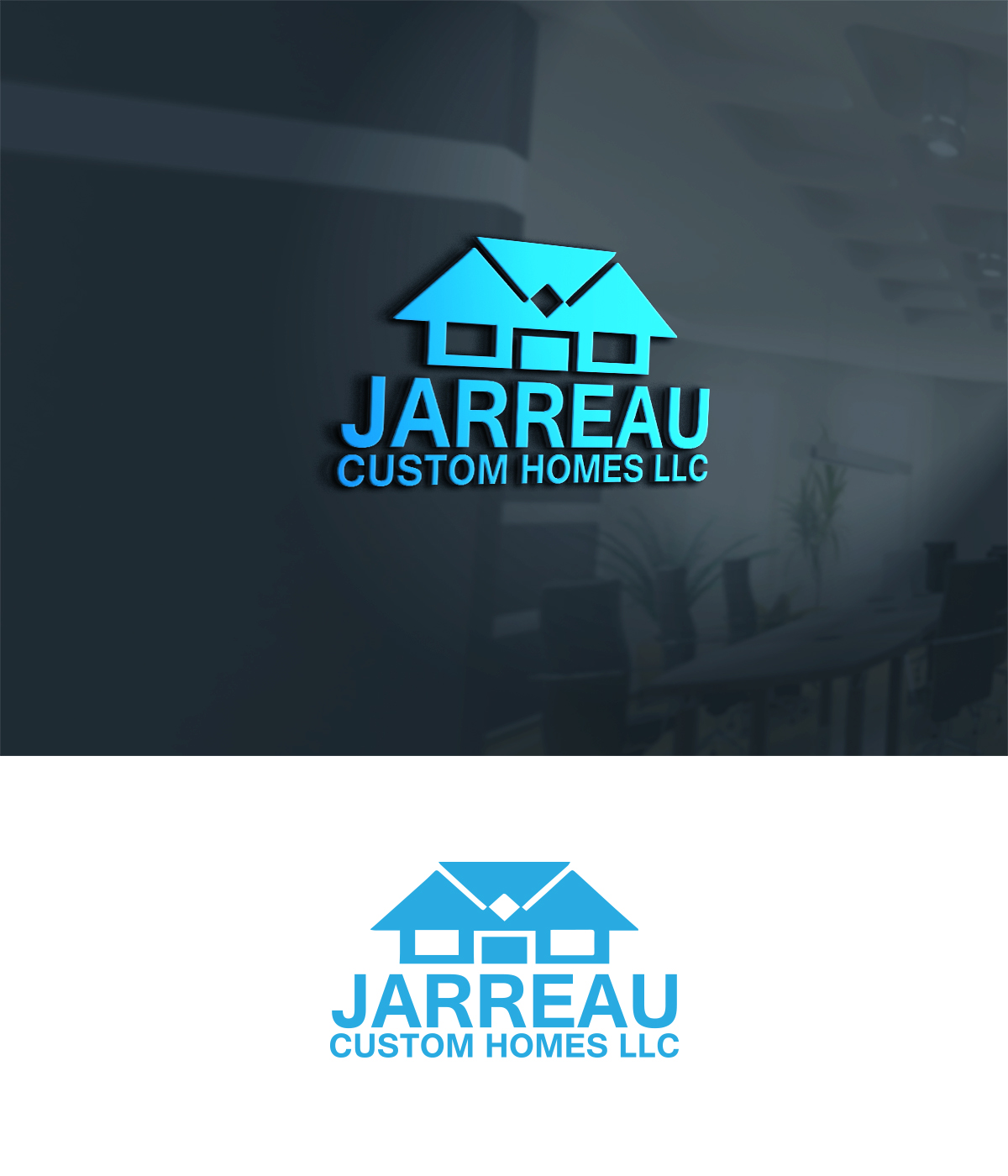 Logo Design by supercreative for Jarreau Custom Homes LLC | Design #17269242