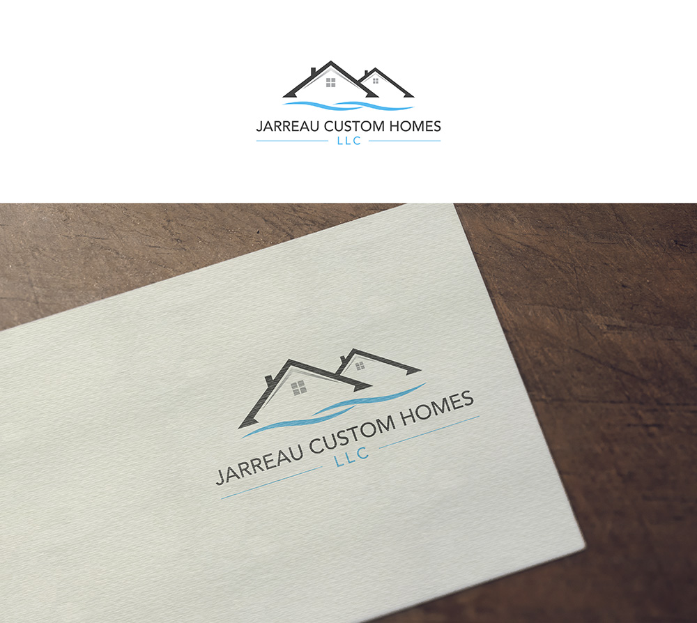 Logo Design by Deep Night for Jarreau Custom Homes LLC | Design #17261927