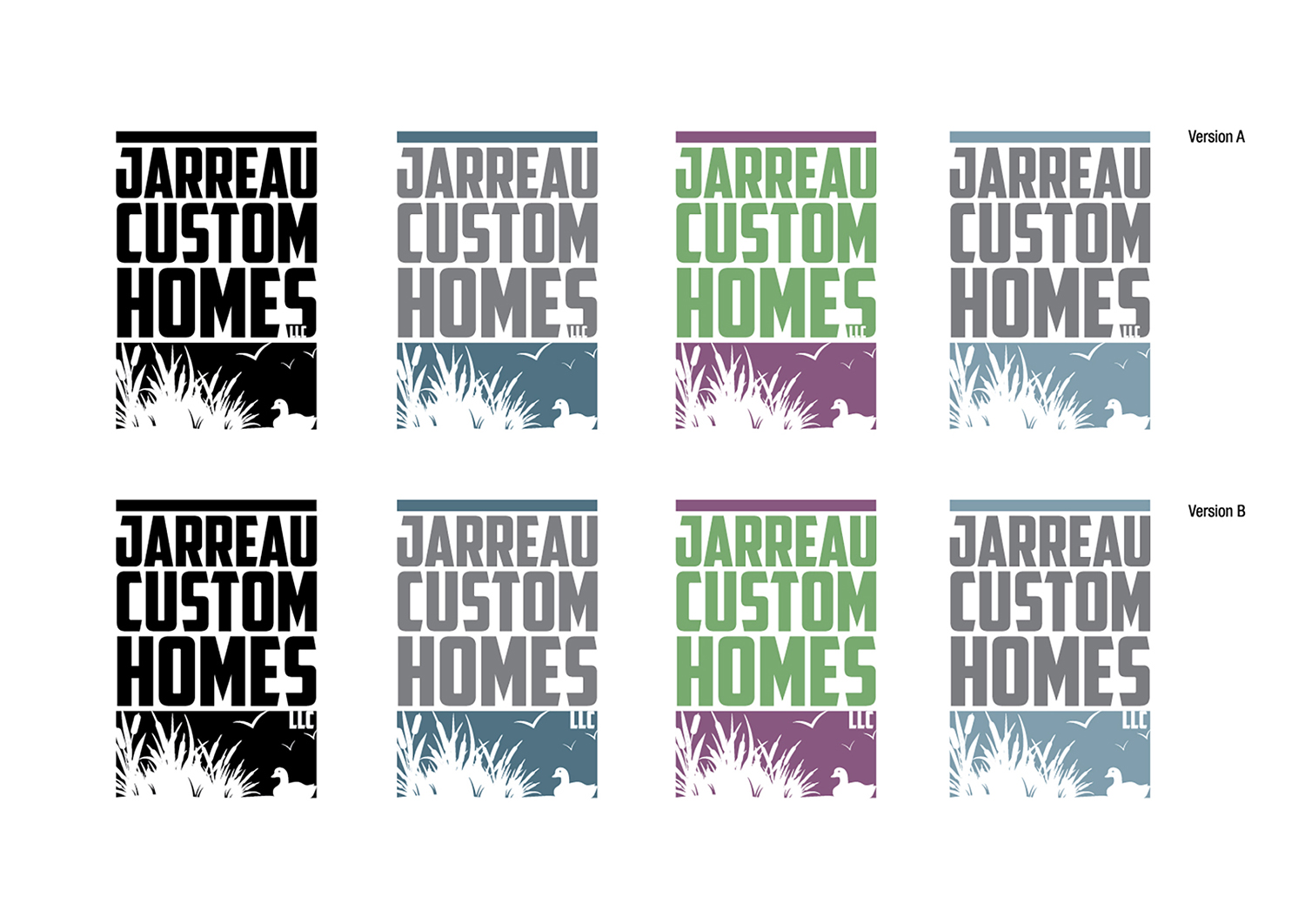 Logo Design by kentuckyrabbitstudio for Jarreau Custom Homes LLC | Design #17265336