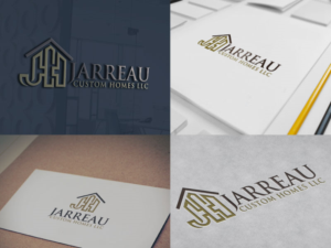 Logo Design by Lotus 3 for Jarreau Custom Homes LLC | Design: #17285326