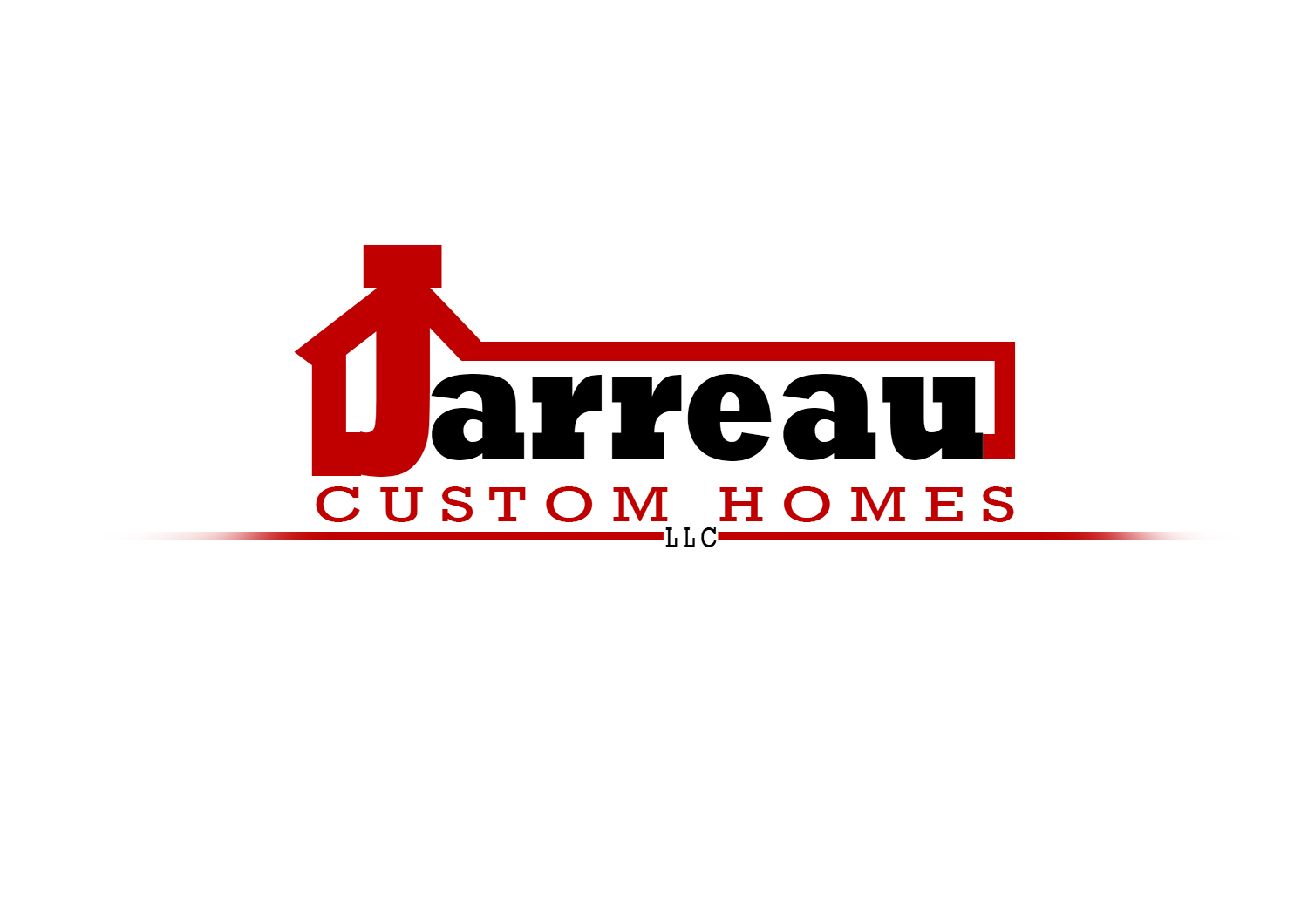 Logo Design by SarahPanotsol for Jarreau Custom Homes LLC | Design #17349597